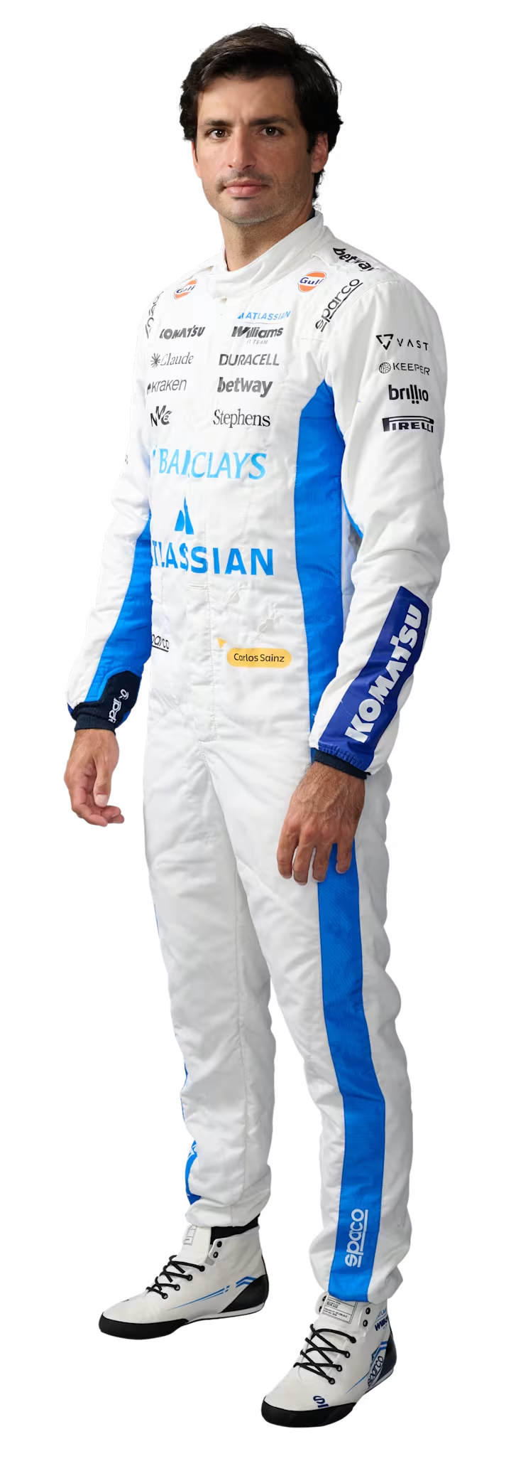 Carlos Sainz in 2026 racing suit