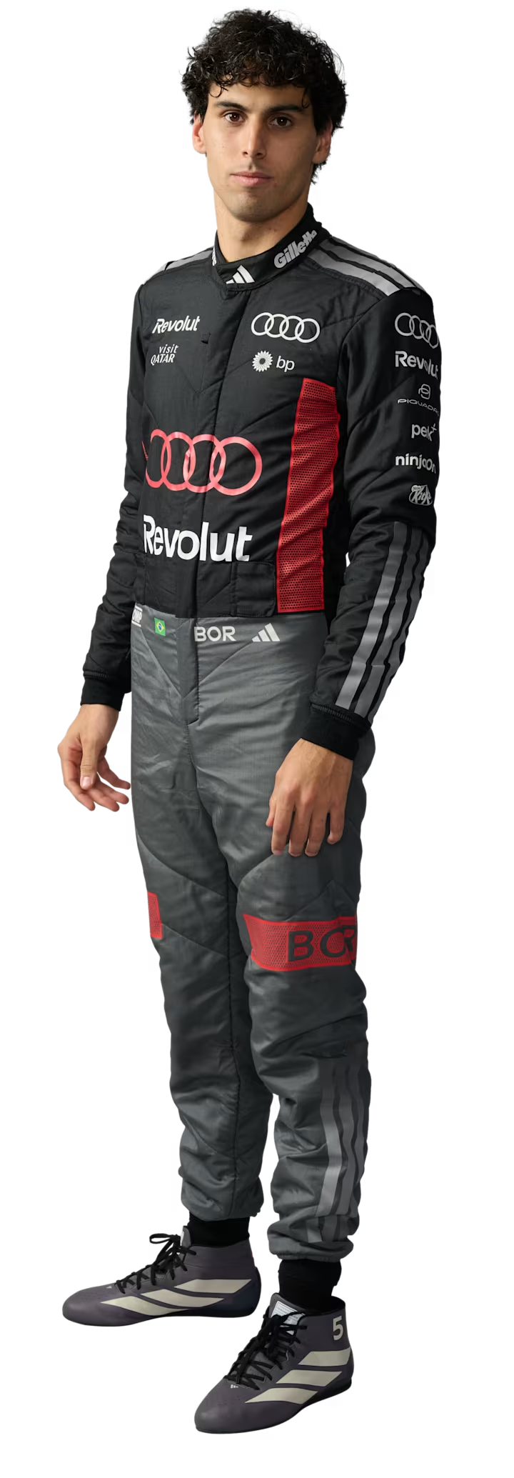 Gabriel Bortoleto in 2026 racing suit