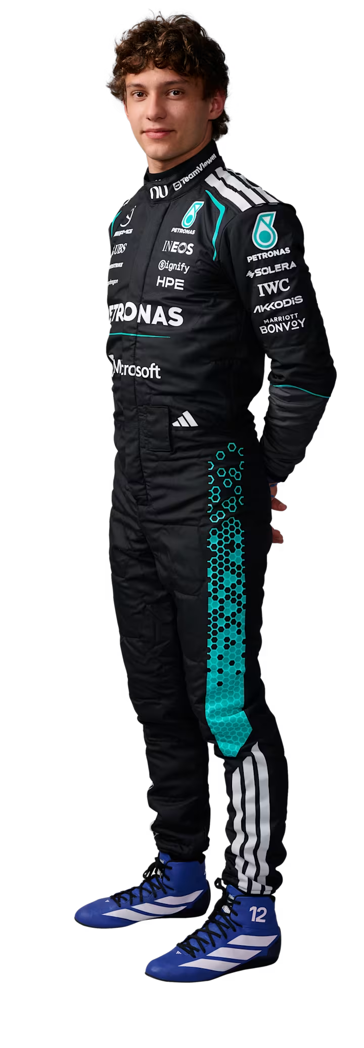 Kimi Antonelli in 2026 race suit