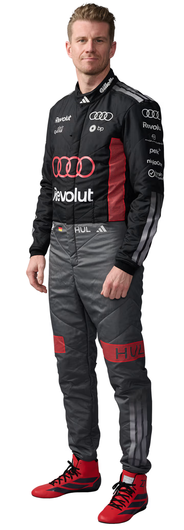 Nico Hülkenberg in 2026 racing suit